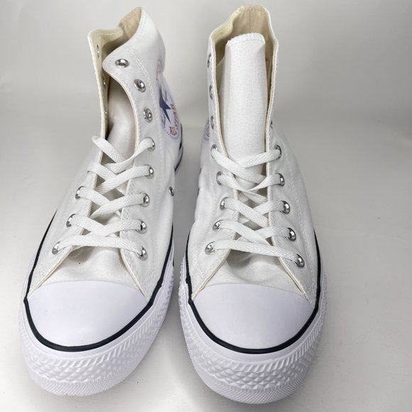 Converse CTAS High Oversized Logo White Black Sneaker. Size 13. Style:165696C.